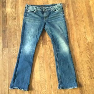 Women's silver dark blue size34/L33